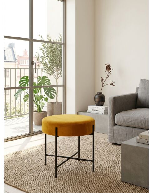 Lot de 2 Tabourets Arty jaunes
