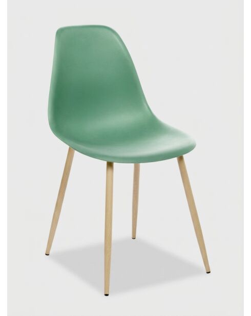 Chaise en polypropylène Taho vert