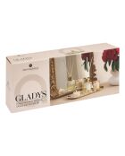 Coffret senteur avec plateau Gladys doré