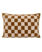 Coussin tuft ocre - 38x58cm