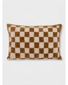 Coussin tuft ocre - 38x58cm
