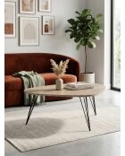 Table basse Neile GM marron