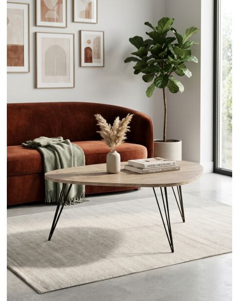 Table basse Neile GM marron