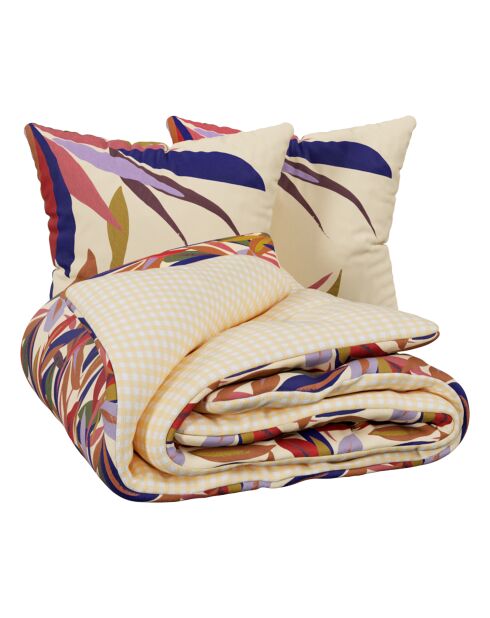 Parure imprimé Jannie multicolore - 240x220cm