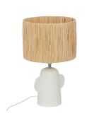 Lampe Raia beige - H.42cm
