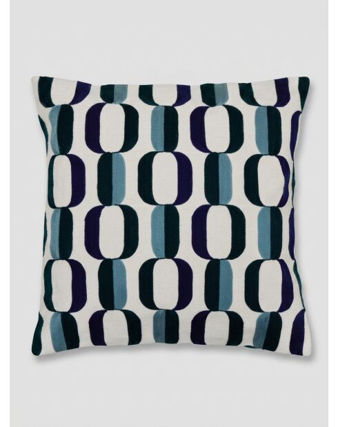 Coussin Brod Hary bleu - 45x45cm