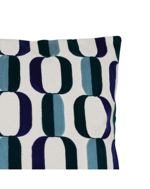 Coussin Brod Hary bleu - 45x45cm