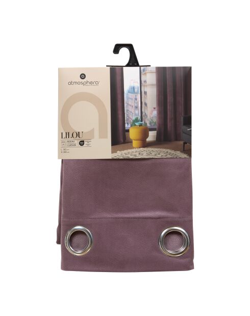 Tenda Lilou viola chiaro - 140x260cm