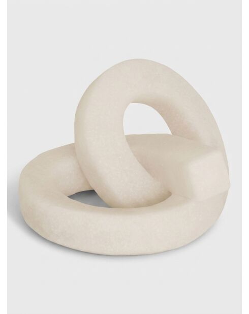 Déco à poser Louan blanc