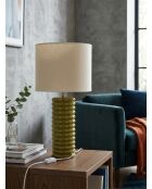 Lampe à poser Vinus vert kaki - H.69 cm