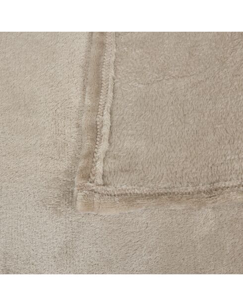 Flanella scozzese in terracotta liscia - 125x150cm