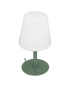 Lampe extérieur Zack vert olive - H. 30cm