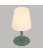 Lampe extérieur Zack vert olive - H. 30cm