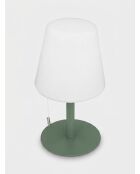 Lampe extérieur Zack vert olive - H. 30cm