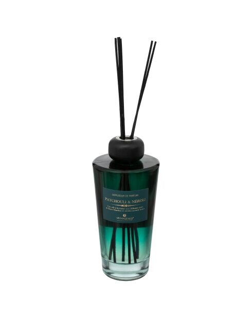 Diffuseur en verre bleu canard - 500ml