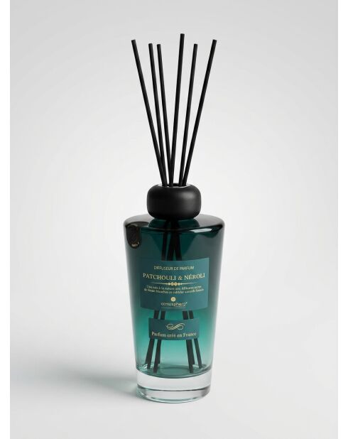 Diffuseur en verre bleu canard - 500ml