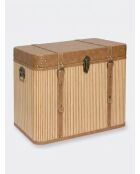 Lot de 3 Malle bambo Sylia marron