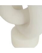 Déco à poser Louan blanc - H.30,5cm