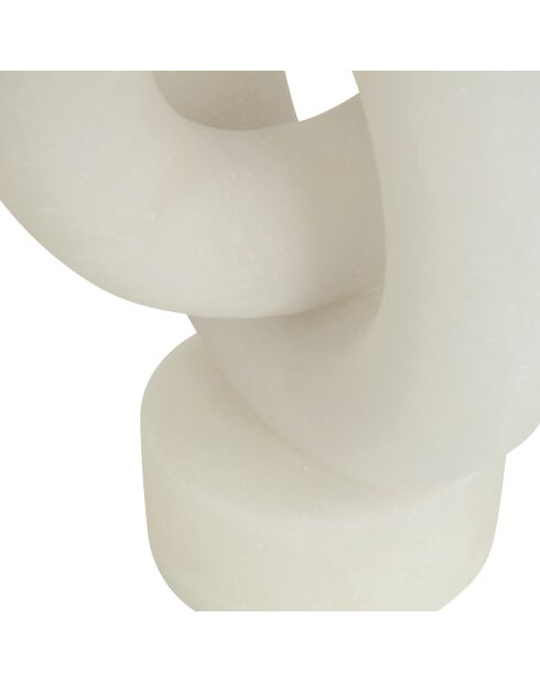 Déco à poser Louan blanc - H.30,5cm