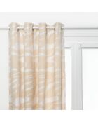 Set de 2 cortinas Jacq Madini de lino beige, 140 x 260 cm