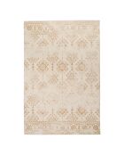 Ozel Schlaufenteppich aus Baumwolle, 120 x 170 cm, beige