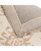 Ozel Schlaufenteppich aus Baumwolle, 120 x 170 cm, beige