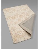 Ozel Schlaufenteppich aus Baumwolle, 120 x 170 cm, beige