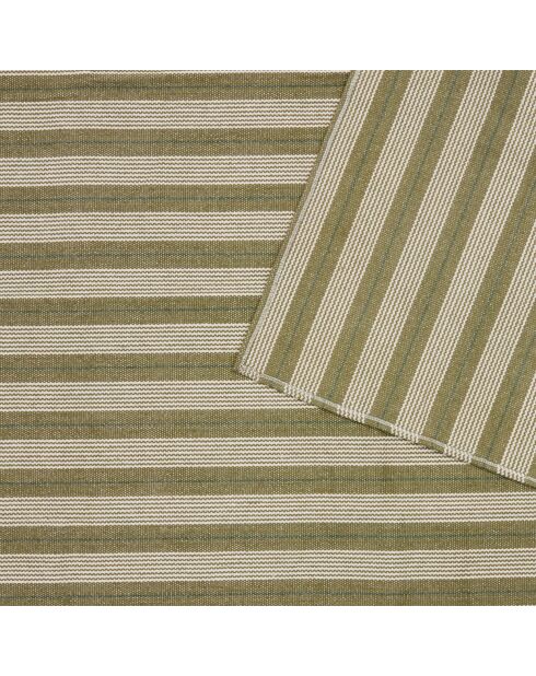 Tapis groove Ray vert - 120x170cm