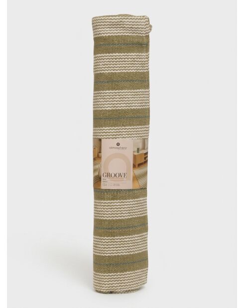 Tapis groove Ray vert - 120x170cm