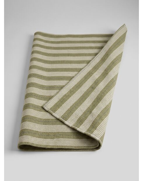 Tapis groove Ray vert - 120x170cm