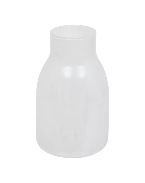 Vase en verre dola gris - H. 25cm
