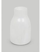 Vase en verre dola gris - H. 25cm