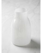 Vase en verre dola gris - H. 25cm