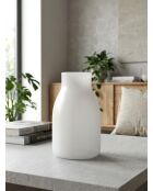 Vase en verre dola gris - H. 25cm