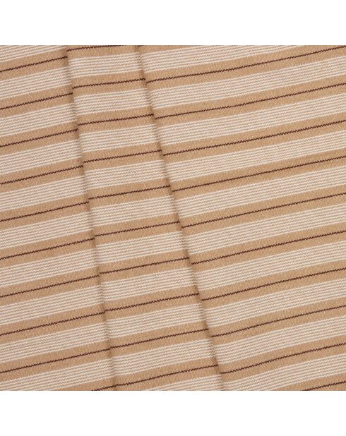 Tapis groove Ray beige lin - 120x170cm