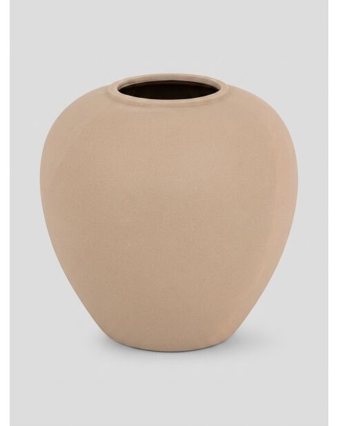 Vase Boule rose antique - H. 22cm