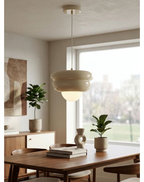 Suspension patty marron - D.28cm