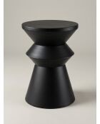 Table café totem Sohan noire