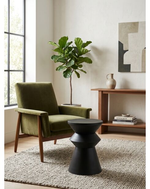 Table café totem Sohan noire