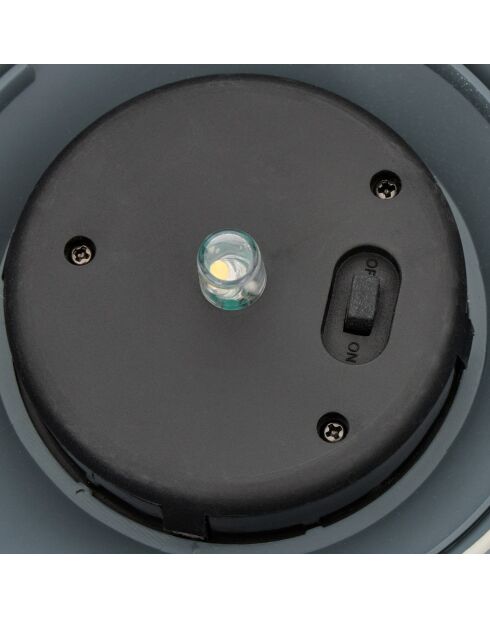 Luminaire extérieur sol Damon bleu gris - H. 31cm
