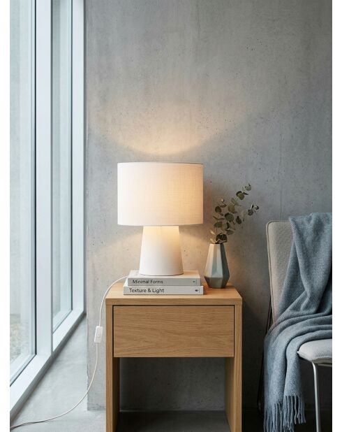 Lampe Eira blanc - H.45cm