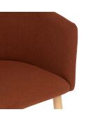 Silla de comedor Marlo en ámbar/haya