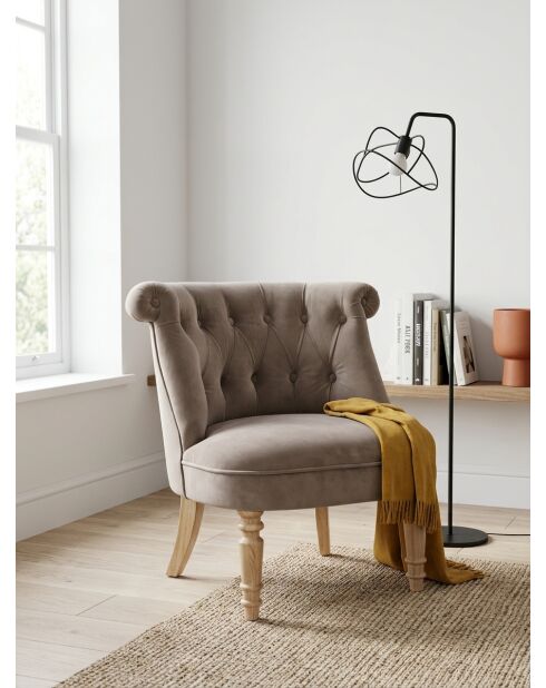Sillón Sixtina taupe