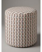 Pouf chen Skylounge beige