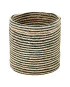 Lot de 4 Panier rond Jute couleurs assorties