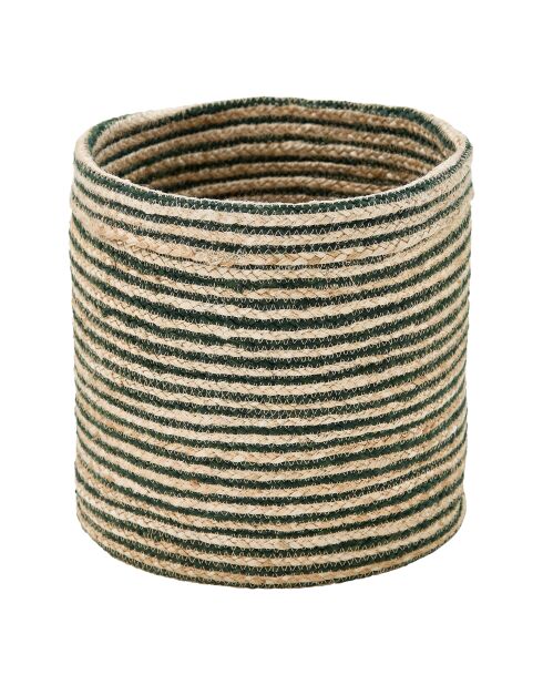 Lot de 4 Panier rond Jute couleurs assorties