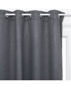 Tenda oscurante Leaves in lino beige - 140x260cm