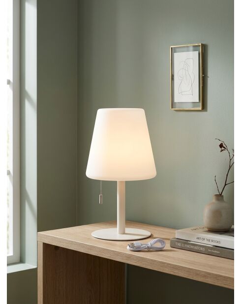 Lampe extérieur Zack beige - H. 30cm