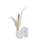 Vase, soliflore Olm blanc - H.20cm