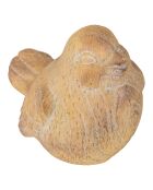 Déco à poser birdy beige - H. 13,5cm